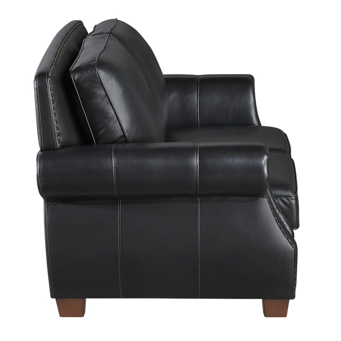 Remington Love Seat (8448BLK-2)