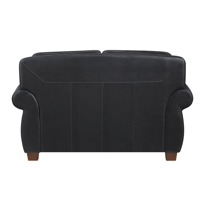 Remington Love Seat (8448BLK-2)
