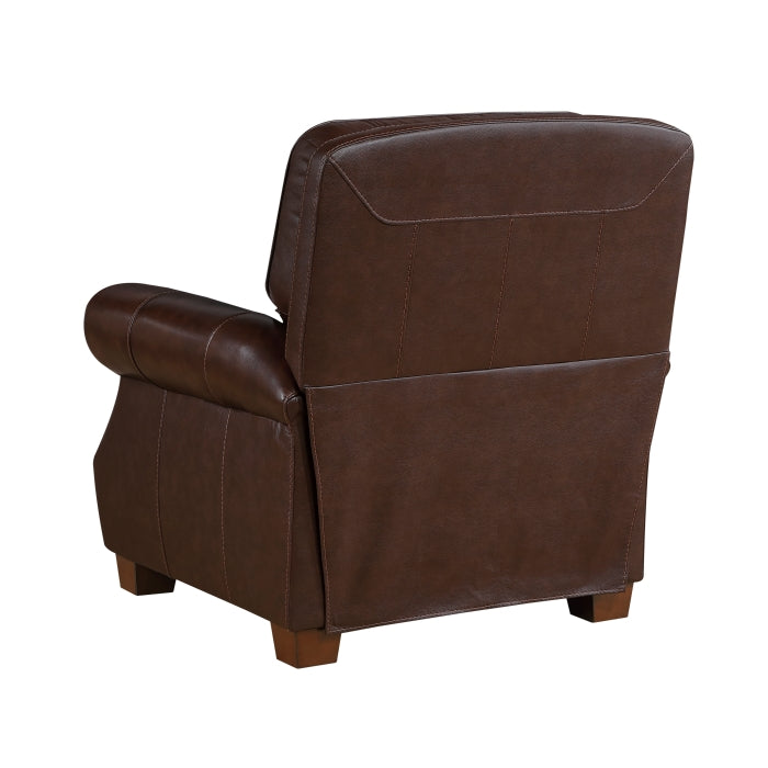 Remington Push Back Reclining Chair (8448BRW-1PB)