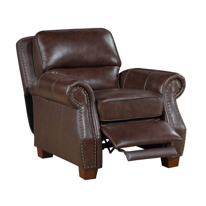 Remington Push Back Reclining Chair (8448BRW-1PB)