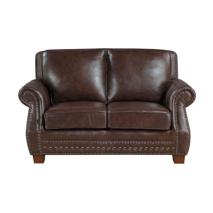 Remington Love Seat (8448BRW-2)