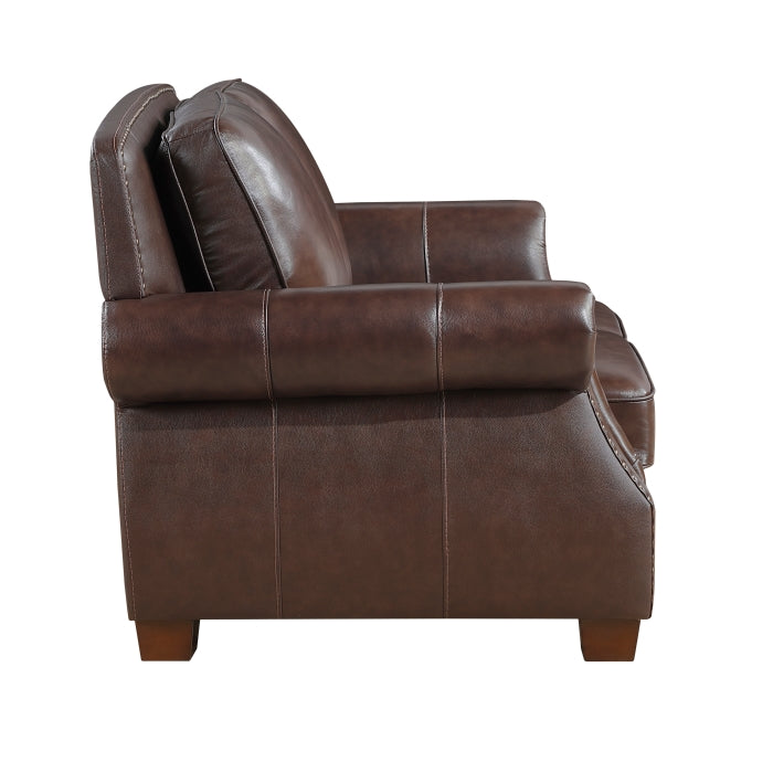 Remington Love Seat (8448BRW-2)