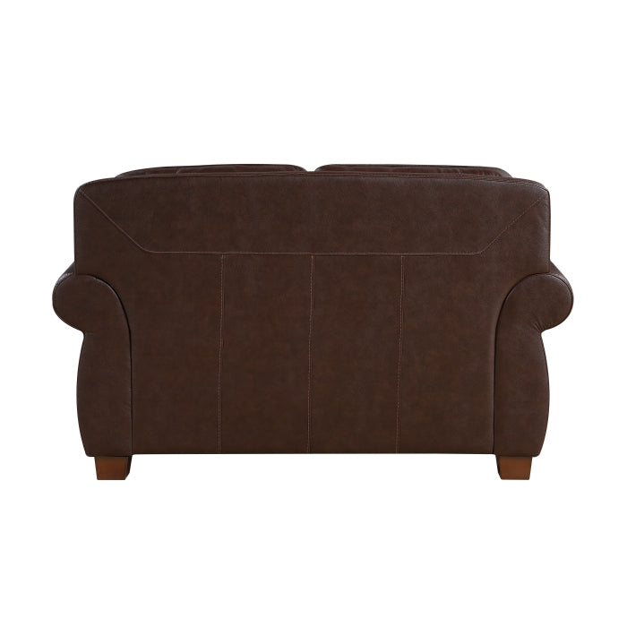 Remington Love Seat (8448BRW-2)