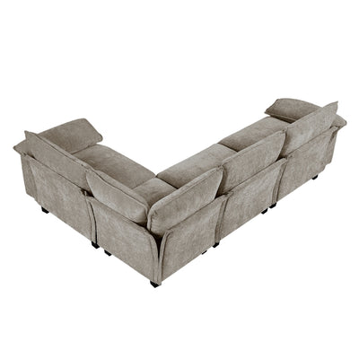 Dublin 4-Piece Modular Sectional (8450PWT*43ACCR)