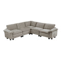 Dublin 5-Piece Modular Sectional (8450PWT*54ACCR)