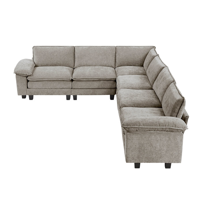 Dublin 6-Piece Modular Sectional (8450PWT*65ACCR)