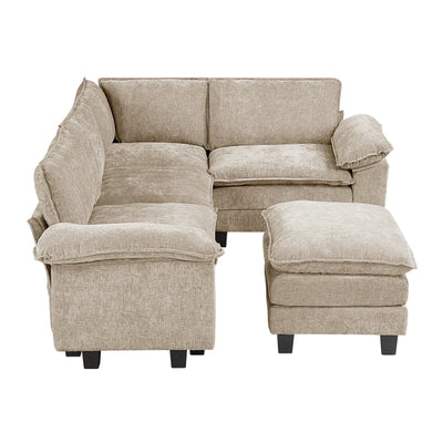 Dublin 5-Piece Modular Sectional with Ottoman (8450TPE*53ACCR)