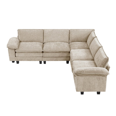 Dublin 5-Piece Modular Sectional (8450TPE*54ACCR)