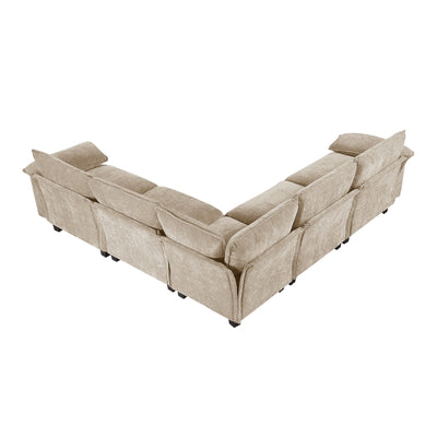 Dublin 5-Piece Modular Sectional (8450TPE*54ACCR)