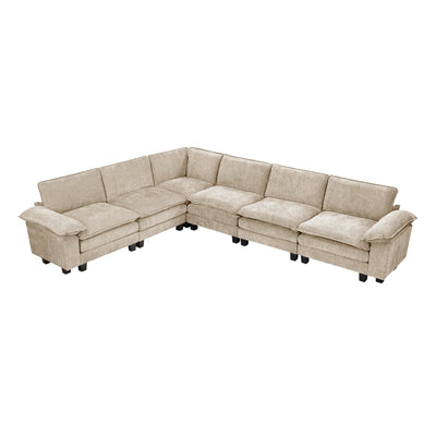Dublin 6-Piece Modular Sectional (8450TPE*65ACCR)