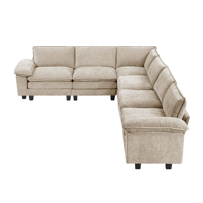 Dublin 6-Piece Modular Sectional (8450TPE*65ACCR)