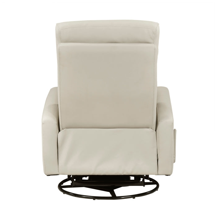 Sorrento Swivel Glider Reclining Chair (8458BEG-1SW)