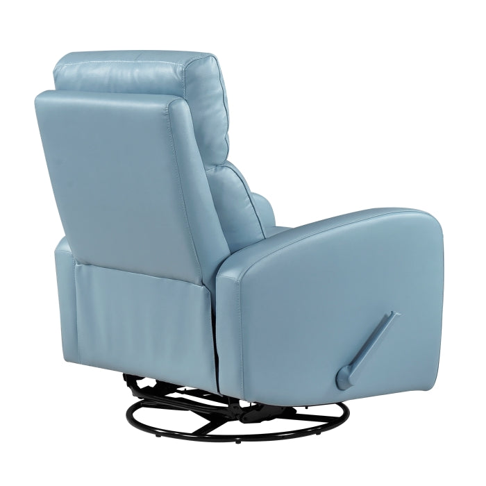 Sorrento Swivel Glider Reclining Chair (8458BUE-1SW)