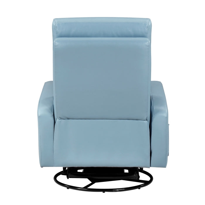 Sorrento Swivel Glider Reclining Chair (8458BUE-1SW)