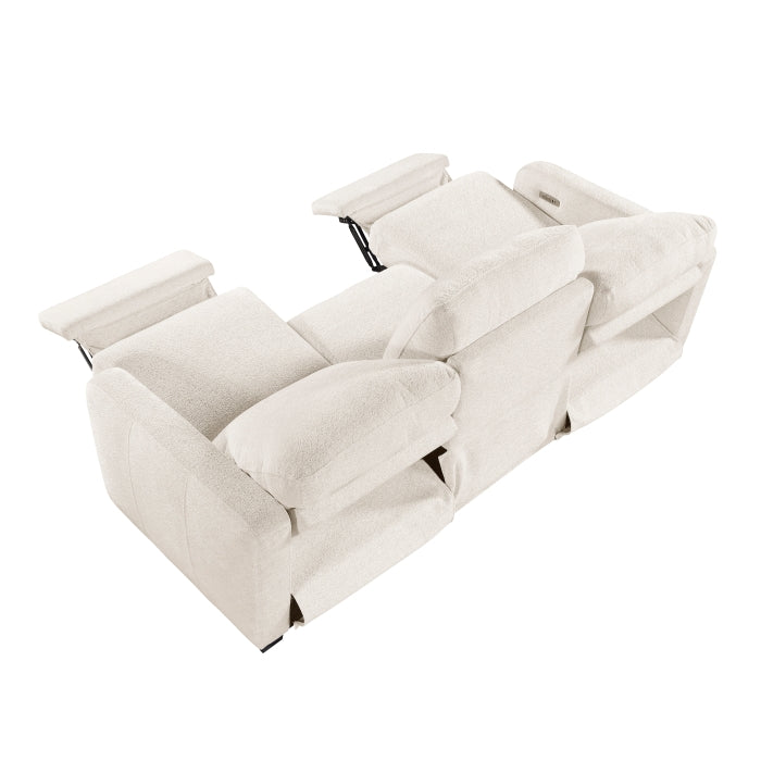 Vera Power Double Reclining Sofa with USB Charging Ports