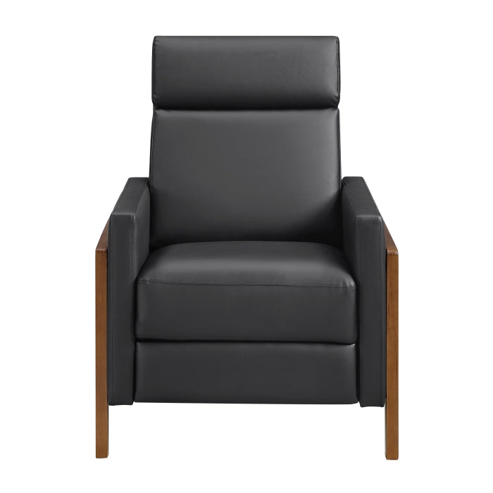 Verve Push Back Reclining Chair (8489BLK-1PB)
