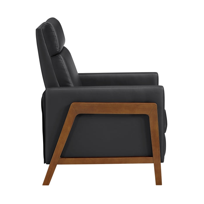 Verve Push Back Reclining Chair (8489BLK-1PB)