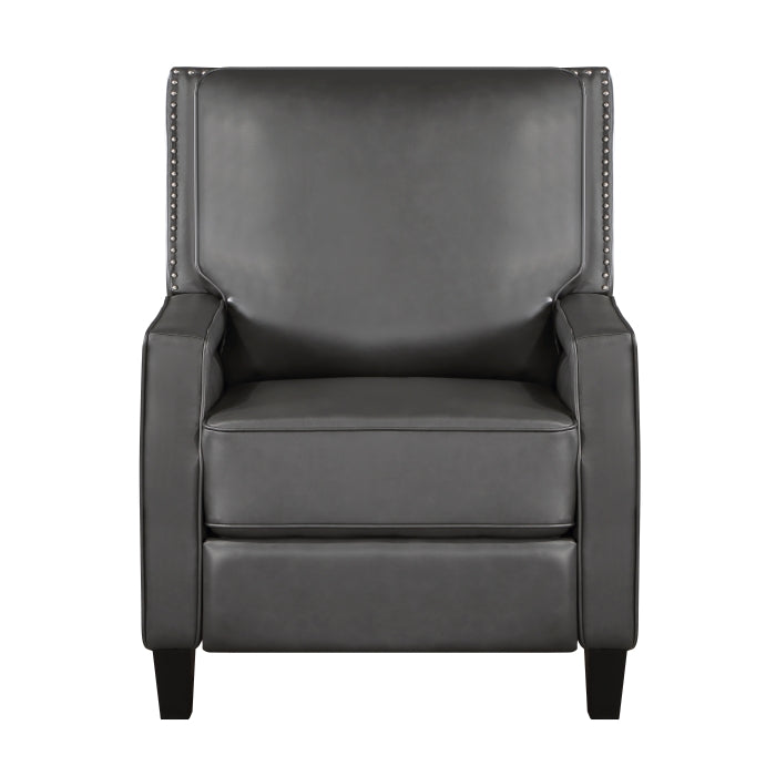 Berenson Push Back Reclining Chair (8504GRY-1)
