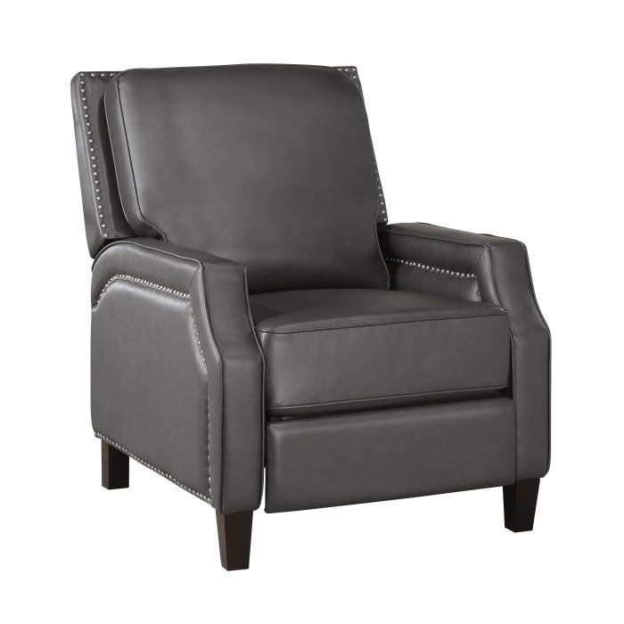 Berenson Push Back Reclining Chair (8504GRY-1)