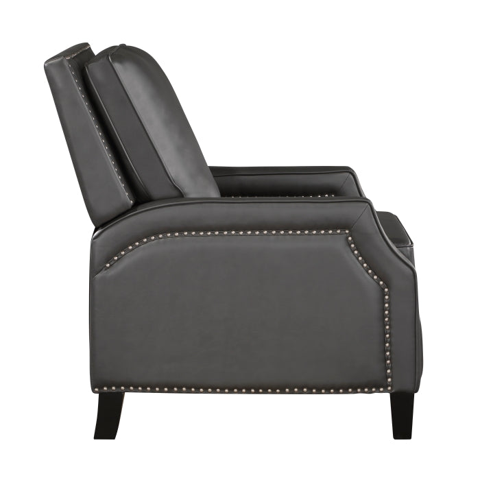 Berenson Push Back Reclining Chair (8504GRY-1)