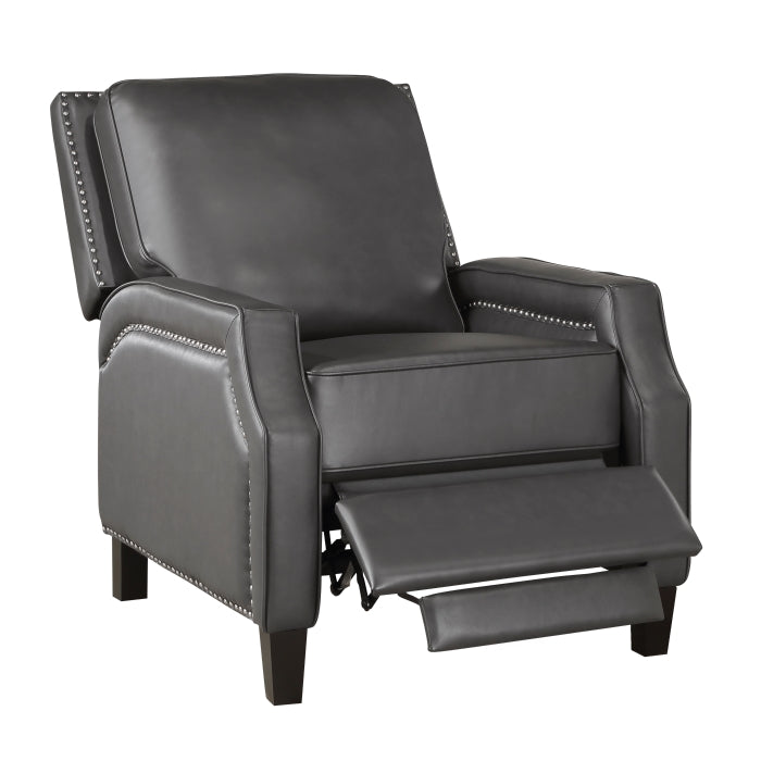 Berenson Push Back Reclining Chair (8504GRY-1)