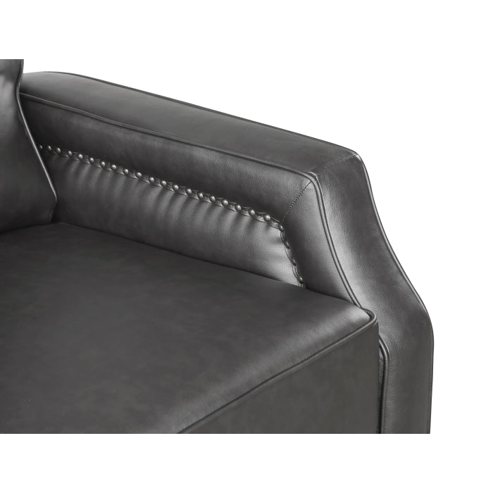 Berenson Push Back Reclining Chair (8504GRY-1)