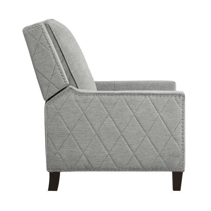 Banks Push Back Reclining Chair (8505GY-1)