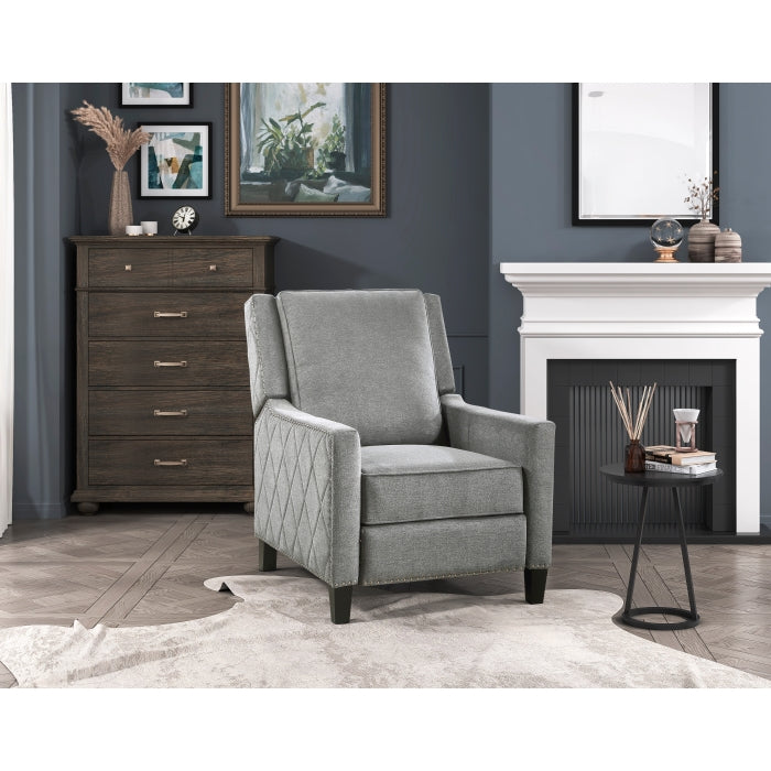 Banks Push Back Reclining Chair (8505GY-1)