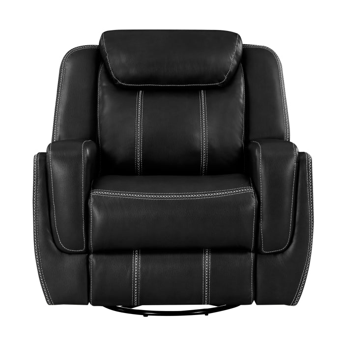 Littleton Swivel Glider Reclining Chair (8516BK-1)