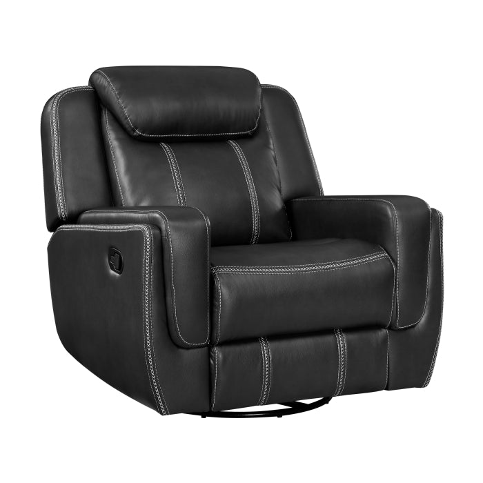 Littleton Swivel Glider Reclining Chair (8516BK-1)