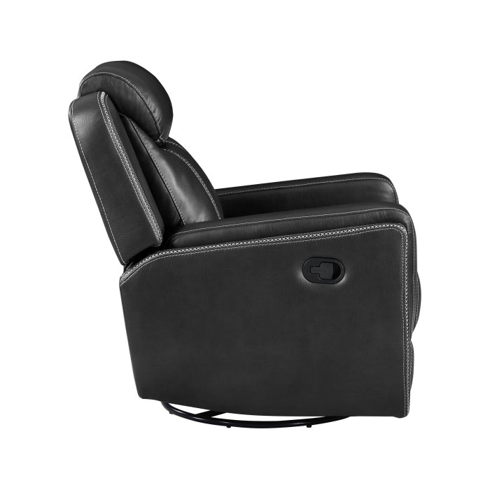 Littleton Swivel Glider Reclining Chair (8516BK-1)