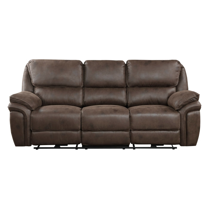 Proctor Power Double Reclining Sofa (8517BRW-3PW)