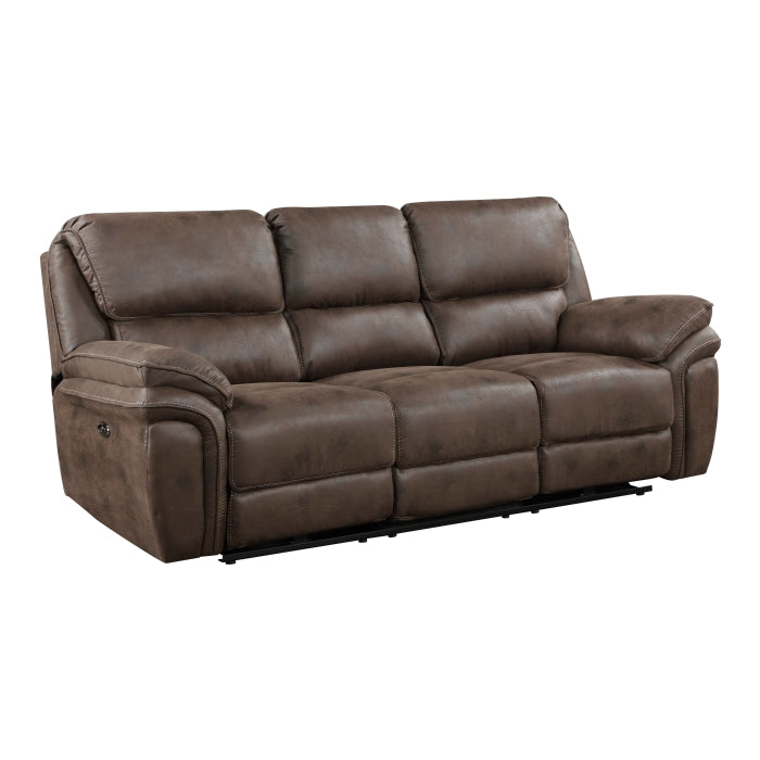 Proctor Power Double Reclining Sofa (8517BRW-3PW)