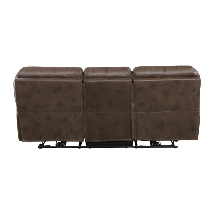 Proctor Power Double Reclining Sofa (8517BRW-3PW)