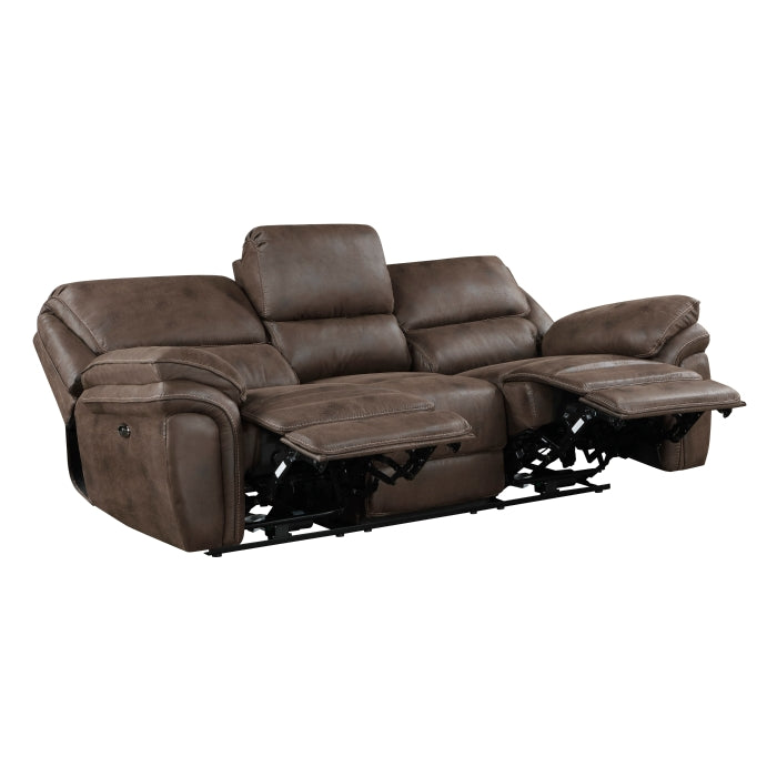 Proctor Power Double Reclining Sofa (8517BRW-3PW)
