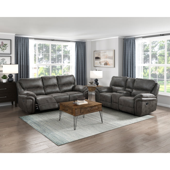 Proctor Double Reclining Sofa (8517GRY-3)