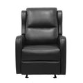 Durant Glider Reclining Chair (8527BLK-1GD)