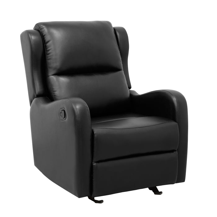 Durant Glider Reclining Chair (8527BLK-1GD)