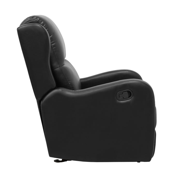 Durant Glider Reclining Chair (8527BLK-1GD)