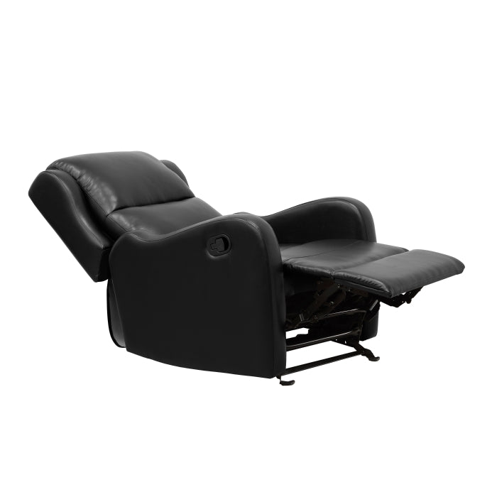 Durant Glider Reclining Chair (8527BLK-1GD)