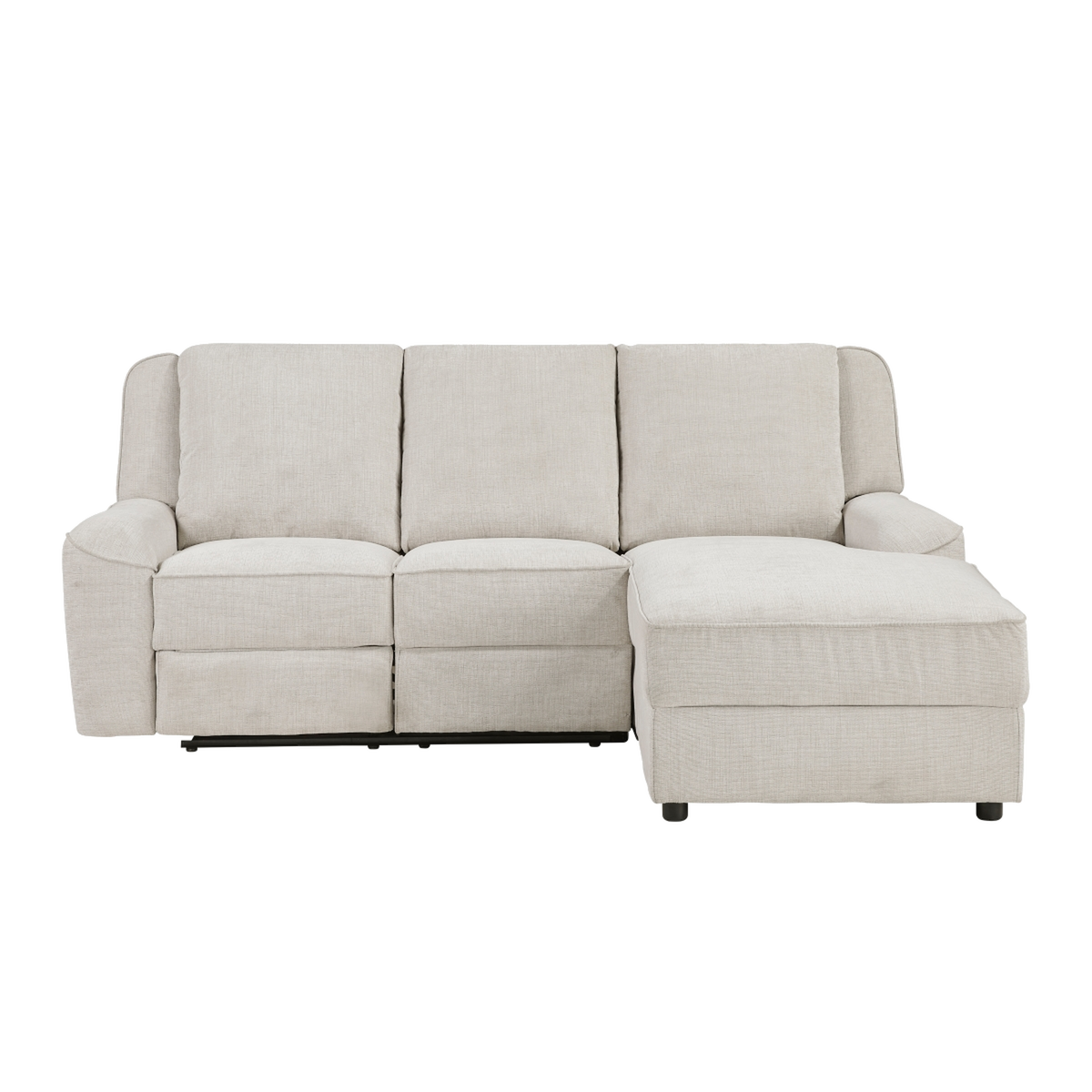 MRS-Monterey 2-Piece Reclining Sectional front view