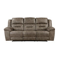 Hazen Double Reclining Sofa (8538BR-3)