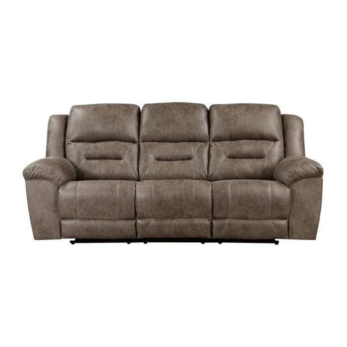 Hazen Double Reclining Sofa (8538BR-3)