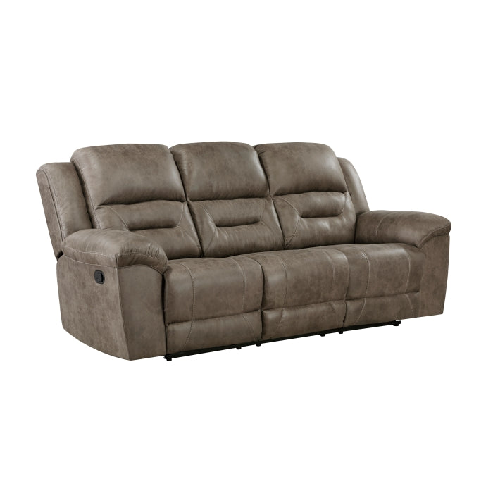 Hazen Double Reclining Sofa (8538BR-3)