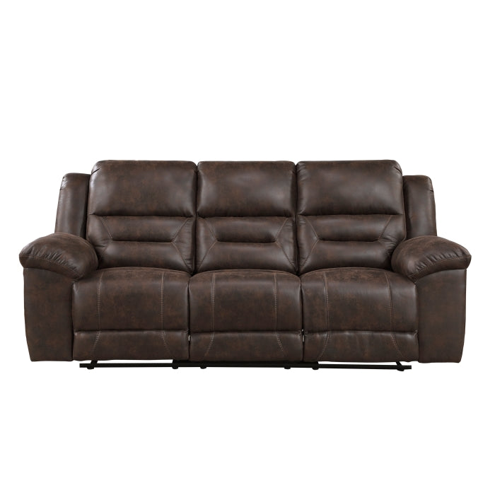 Hazen Double Reclining Sofa (8538DB-3)