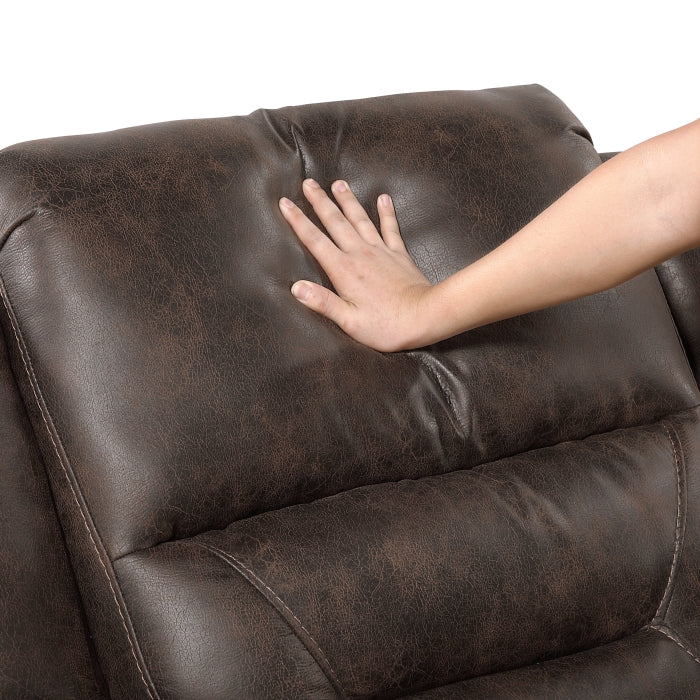 Hazen Double Reclining Sofa (8538DB-3)