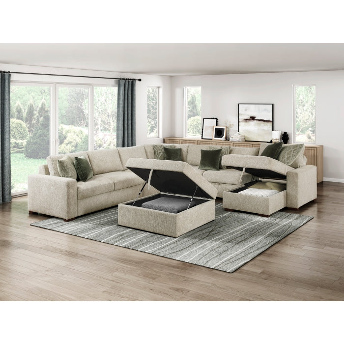 Isla Storage Ottoman with Casters