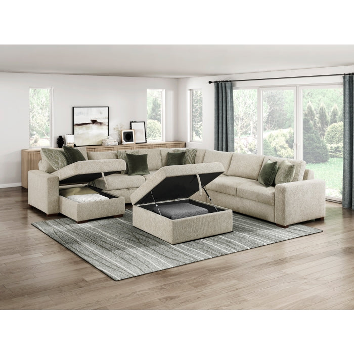 Isla Storage Ottoman with Casters
