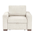 8548BE-2ACCLA2* Convertible Chair with Pull-out Bed, Click Motion Back, Two Arms with Shelves and Charging Ports