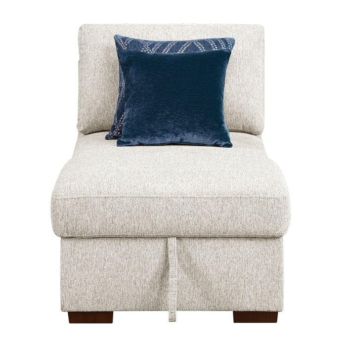Isla 3-Piece Sectional with Convertible and Reversible Chaise, Hidden Storage, Click Motion Back (8548BE*42VC2AA)
